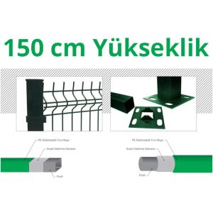150cm-Yesil-5cm-x-5cm-x-1cm-Cit-Profil-Demiri.jpg 150cm Yeşil 5cm x 5cm x 1cm Çit Profil Demiri