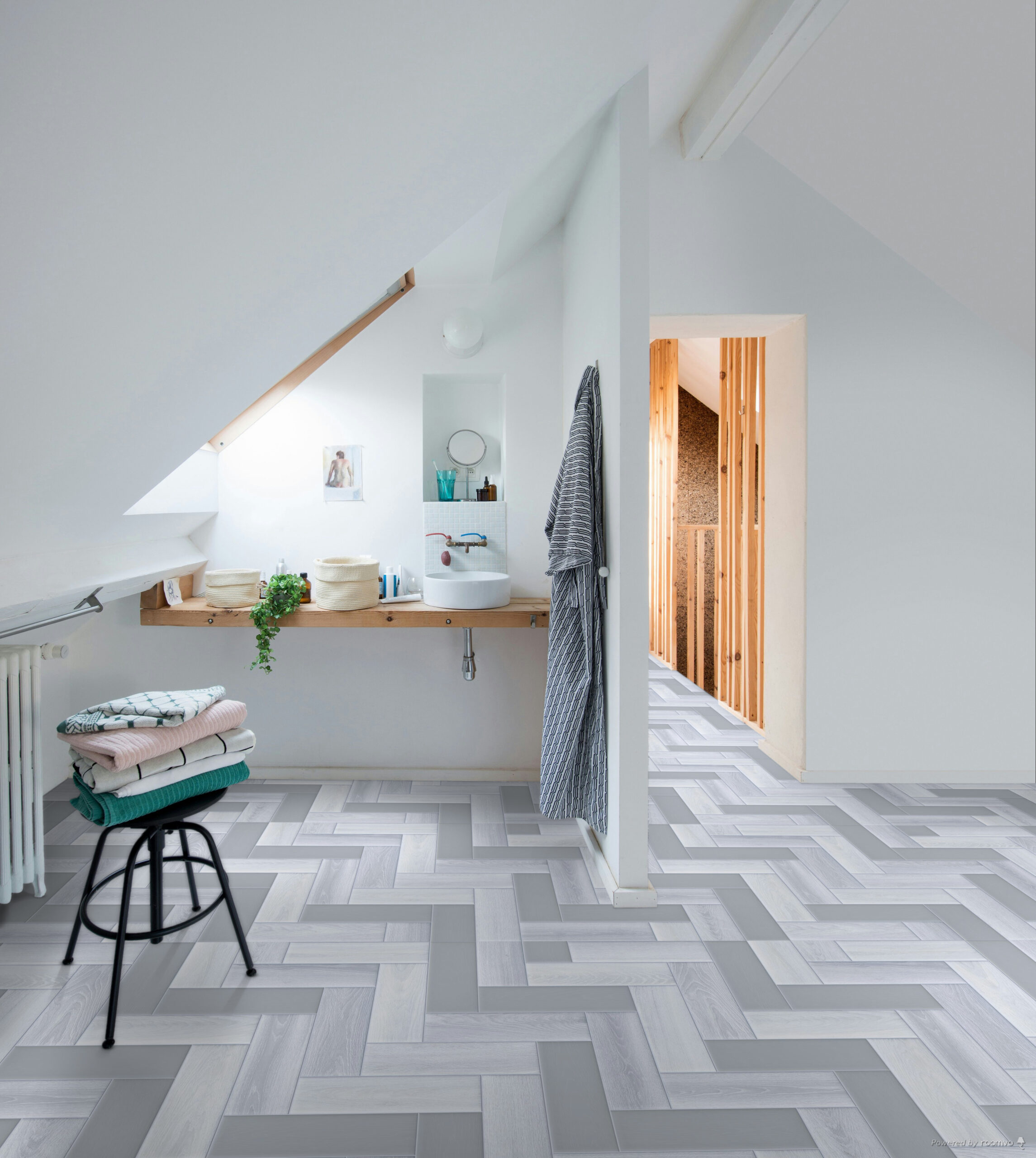 MyFloor Diana Tile 090L Kaymaz PVC Vinil Zemin Kaplama - Görsel 2