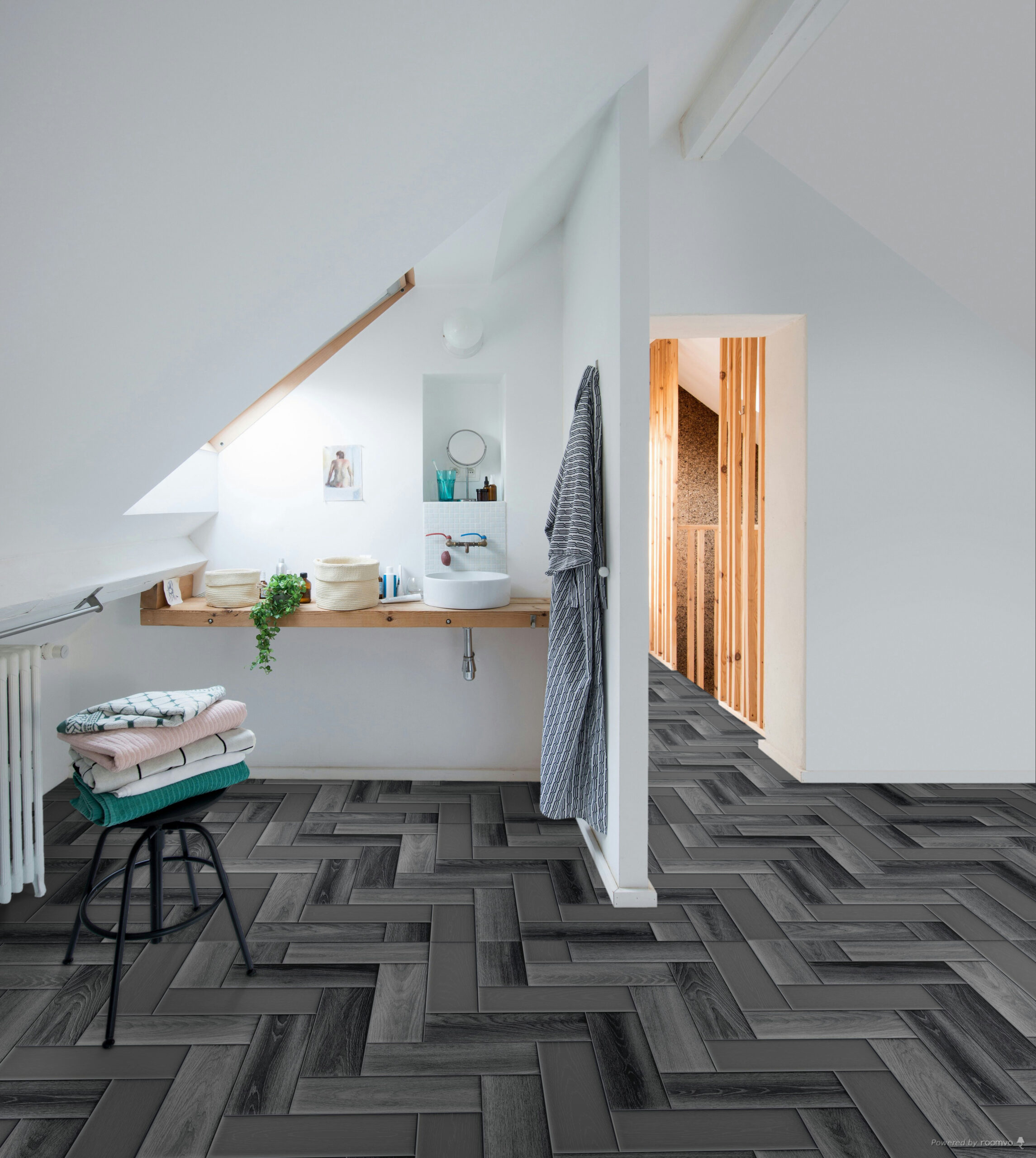 MyFloor Diana Tile 999D Kaymaz PVC Vinil Zemin Kaplama - Görsel 2