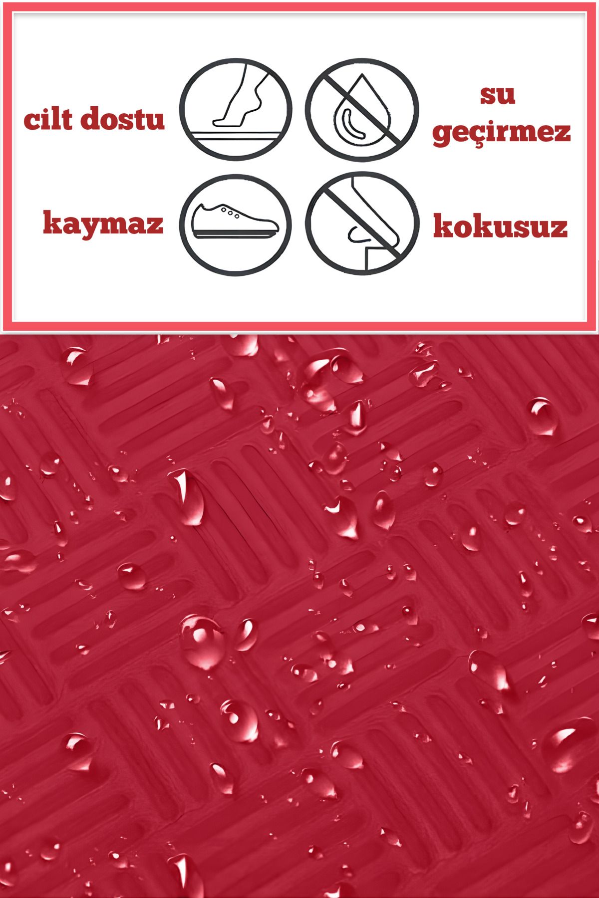 Eva Tatami Yumuşak Zemin Minderi 13 Mm Kırmızı - Görsel 2