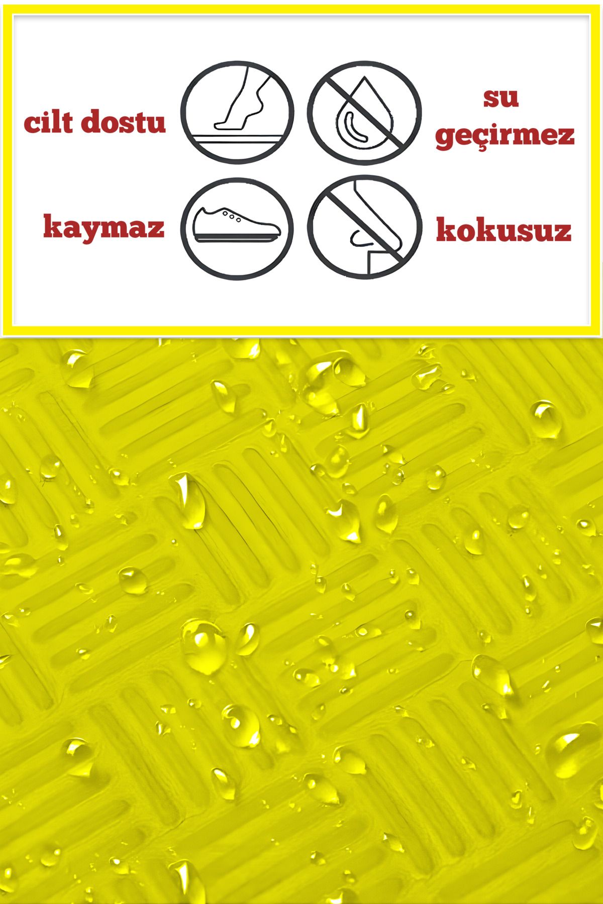 Eva Tatami Yumuşak Zemin Minderi 13 Mm Sarı - Görsel 2