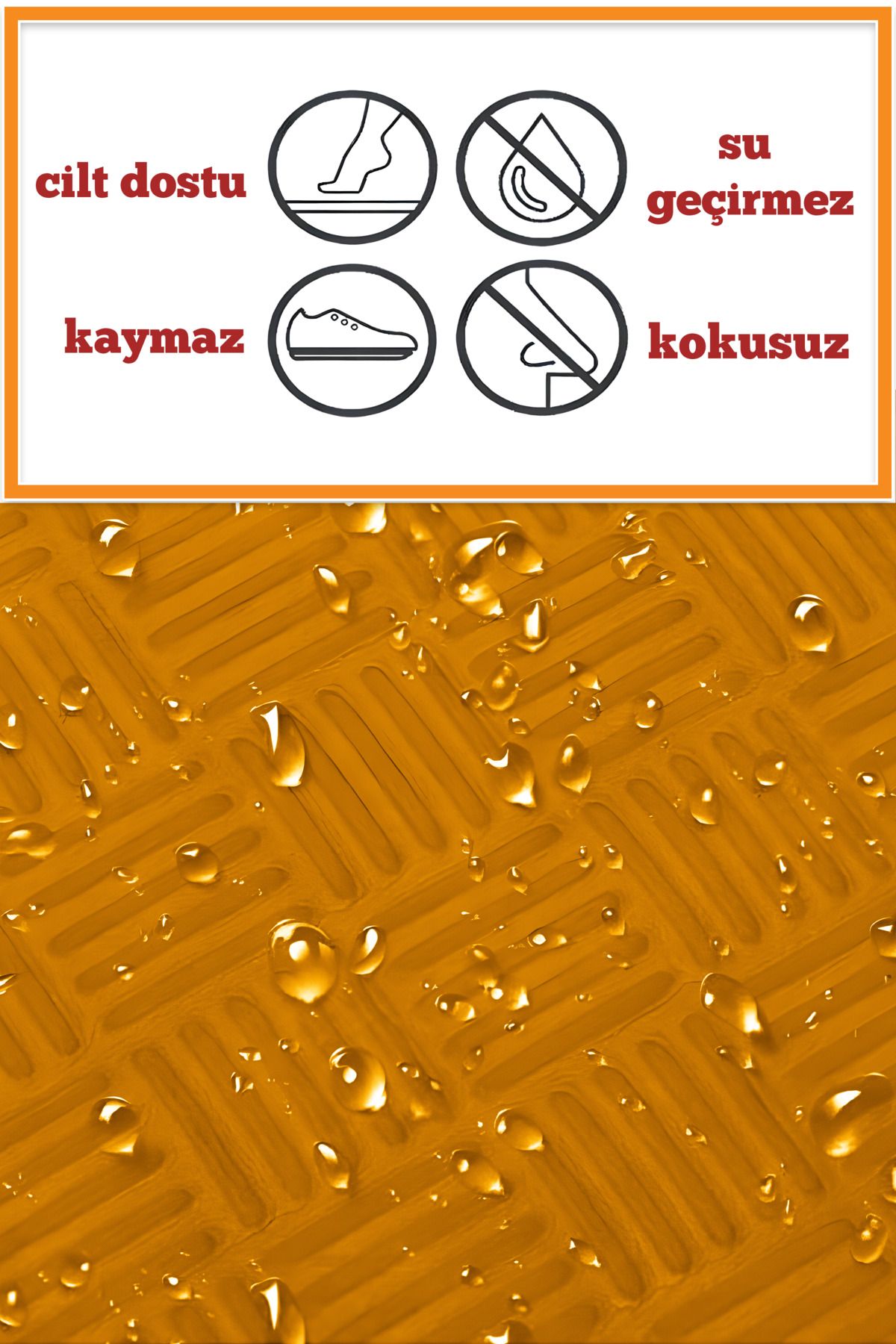 Eva Tatami Yumuşak Zemin Minderi 13 Mm Turuncu - Görsel 2