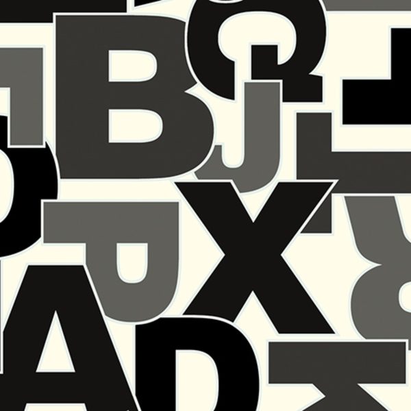 MyFloor Alphabet Alfabe Desenli Yoğun Trafik Pvc Yer Kaplaması