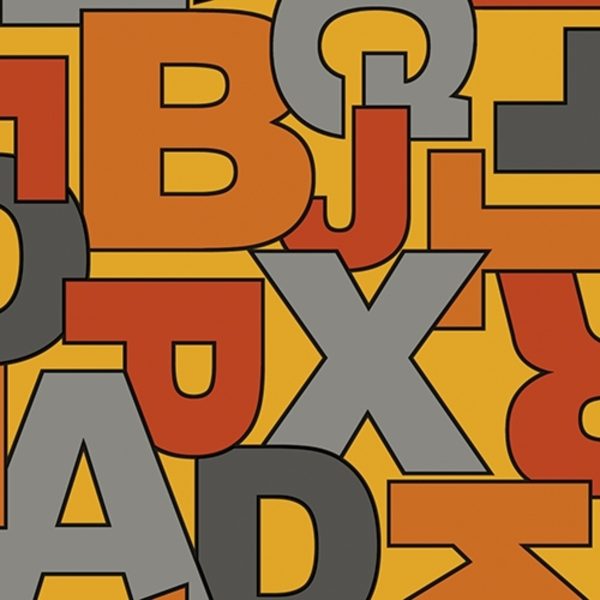 MyFloor Alphabet Alfabe Desenli Yoğun Trafik Pvc Yer Kaplaması