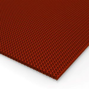 Bordo Yıldız Desen Paspası