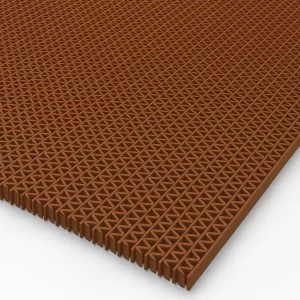 Kahverengi Yıldız Desen Paspası