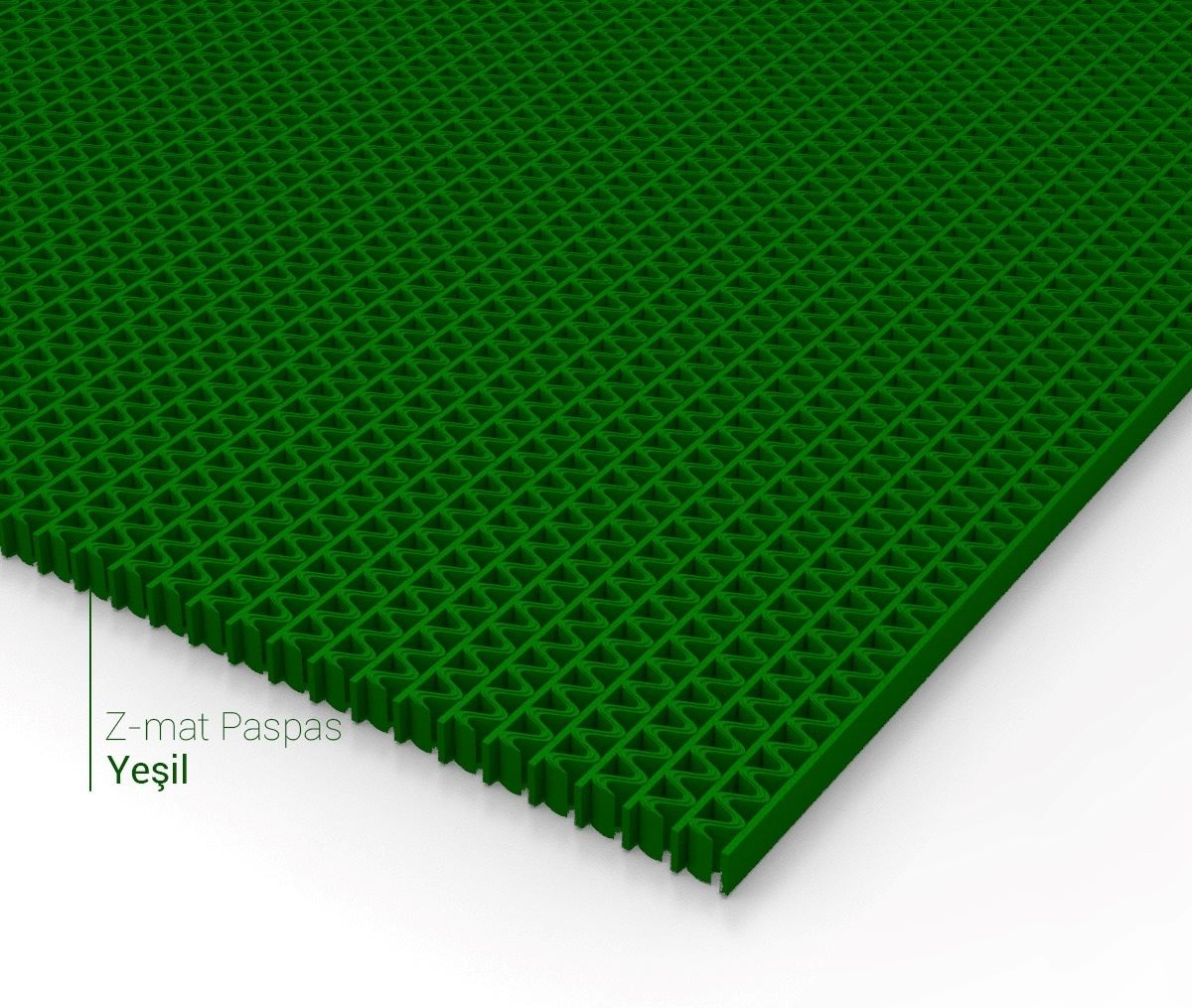 Yeşil Yıldız Desen Paspası