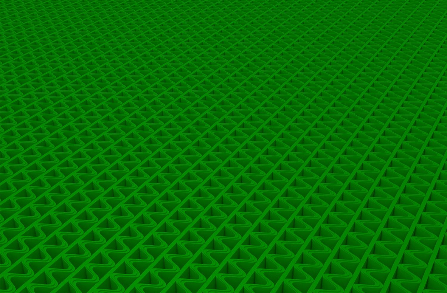 Yeşil Yıldız Desen Paspası - Görsel 2